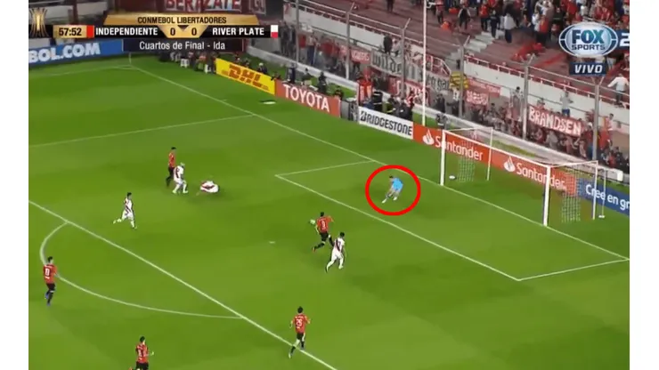 Foto de Franco Armani, arquero de River.