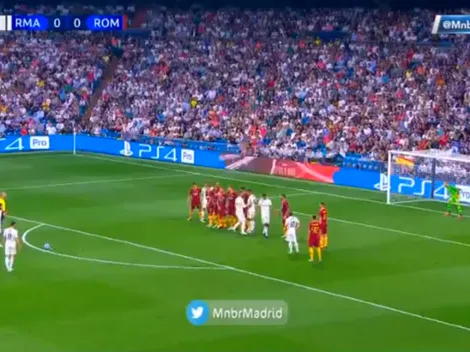 Isco imitó a Messi, le pegó en el slow motion y la clavó de tiro libre