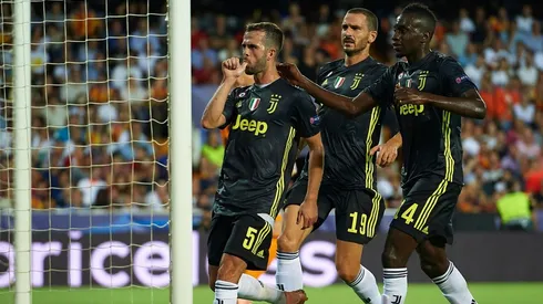 Foto de los jugadores de Juventus.