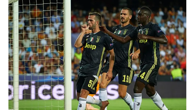 Foto de los jugadores de Juventus.