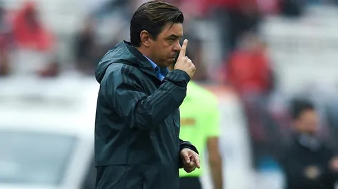 UN CAMBIO. Marcelo Gallardo metió mano y cambió la formación para enfrentar a Independiente (Foto: Getty).