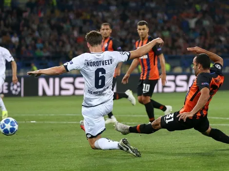 Hoffenheim y Shakhtar empataron 2 a 2 y repartieron puntos