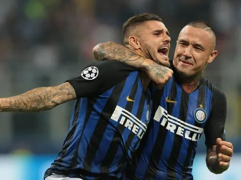 Icardi debutó con un golazo en la Champions y se descargó en Instagram