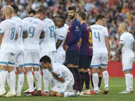 El consejo que el árbitro le dio al Chuky Lozano cuando se puso detrás de la barrera