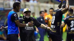 Un genio: el goleador de Dorados contó qué le dijo Maradona antes del partido