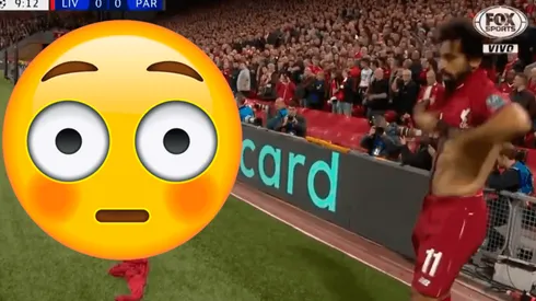 ¡Salah todavía tiene la venda!