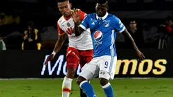 Independiente Santa Fe vs Millonarios por la Copa Sudamericana.