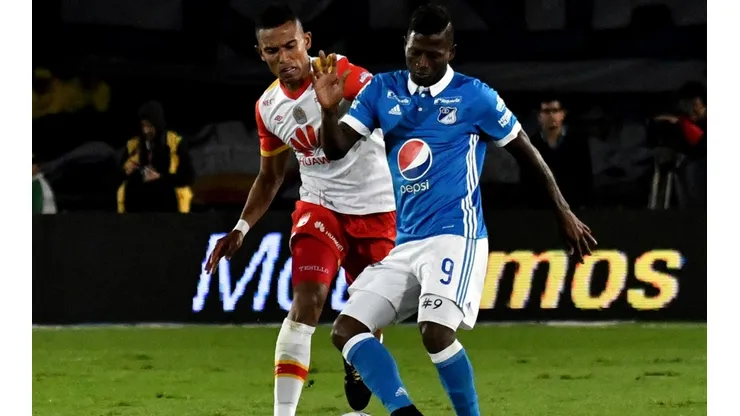 Independiente Santa Fe vs Millonarios por la Copa Sudamericana.