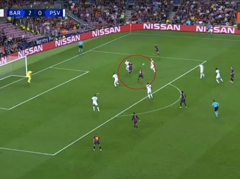 De una y adentro: Messi firmó su doblete ante PSV