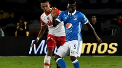 Independiente Santa Fe vs Millonarios por la Copa Sudamericana.