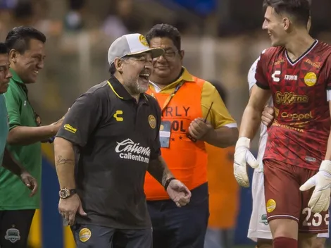 La arenga de Maradona antes del encuentro que motivó a los jugadores del Dorados