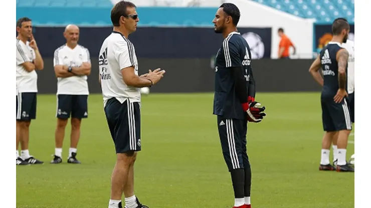 Previo al debut de Real Madrid en Champions, a Lopetegui le preguntaron por Keylor Navas