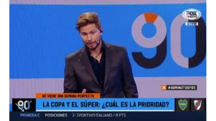 Sebastián Vignolo dejó sus favoritos para los choques que le esperan a River.