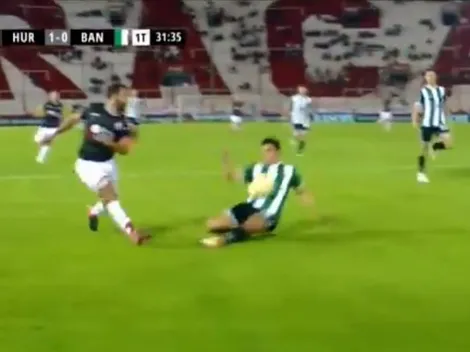 Justicia pura: a Huracán le dieron un penal bochornoso y Arboleda lo atajó