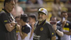 Se esperaba más público en el debut de Maradona.