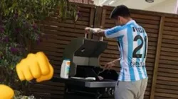 Luego que Arturo Vidal la luzca, otro jugador de la Selección de Chile apareció con la camiseta de Racing