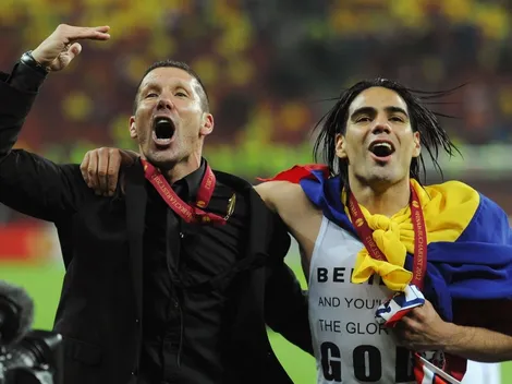 Simeone se emocionó al hablar de Falcao en la previa del partido por Champions League