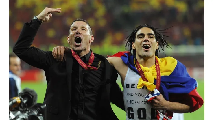 Simeone le dedicó unas cálidas palabras al delantero colombiano en la antesala al choque con el Mónaco.
