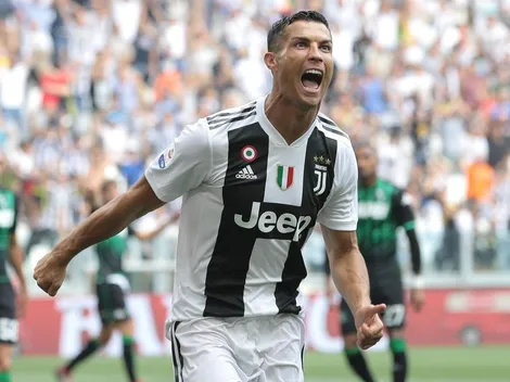 Llegó el gran día: Juventus ganó ante el Sassuolo con dos goles de Cristiano Ronaldo
