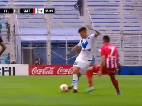 ¡CRACK! Gastón Giménez metió dos rabonas para hacer delirar a toda la gente de Vélez