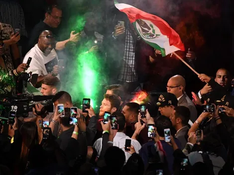 Las Vegas hoy es mexicana: Tremendo recibimiento a Canelo