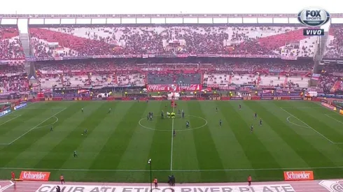 Semivacío. El Monumental, con menos gente de lo imaginado.