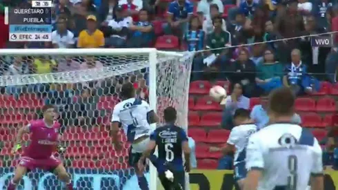 Loroña le sacó la pintura al travesaño