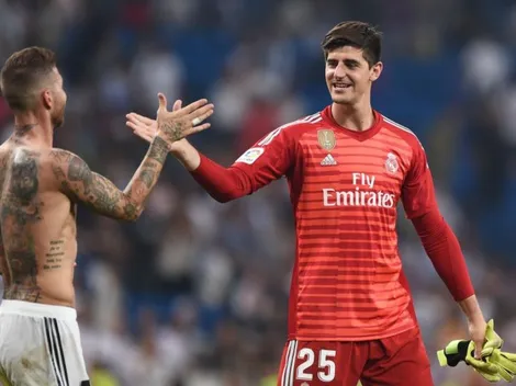 Courtois se lamentó en las redes por el empate de Real Madrid