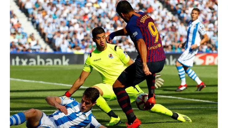 Foto de Gerónimo Rulli, arquero de Real Sociedad.