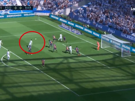 Elustondo y un zurdazo de volea para recordarle al Barcelona que Anoeta es territorio prohibido