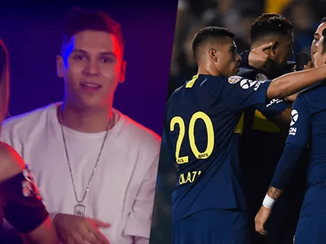 El jugador de Boca que le hace competencia a Quintero y sacó su propio tema musical