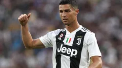 Cristiano Ronaldo con los colores de Juventus.