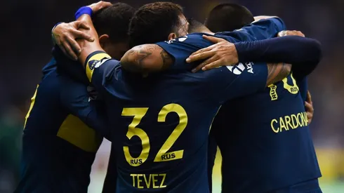 Foto de los jugadores de Boca.