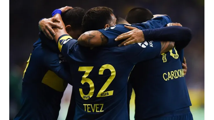 Foto de los jugadores de Boca.