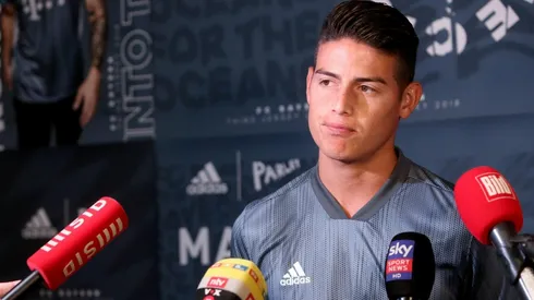SIN JUGAR. James Rodríguez todavía no ha sido titular con Bayern Múnich en lo que va de la temporada (Foto: Getty).