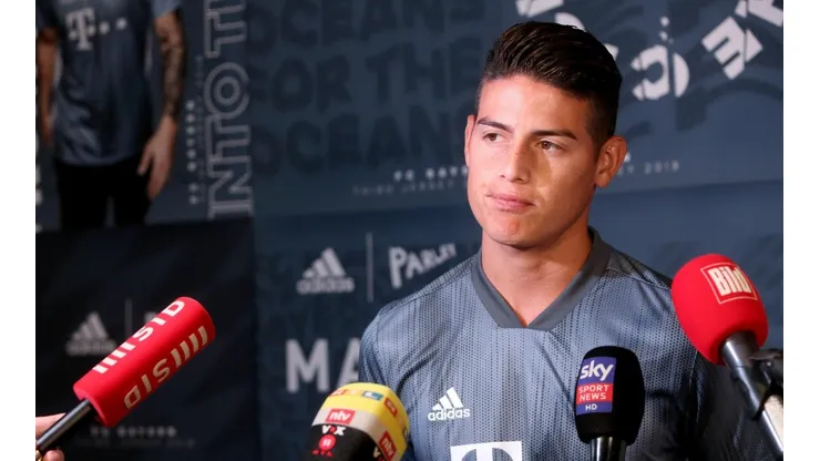 SIN JUGAR. James Rodríguez todavía no ha sido titular con Bayern Múnich en lo que va de la temporada (Foto: Getty).