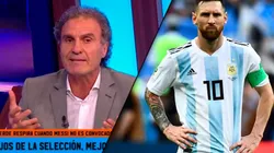 Ruggeri le mojó la oreja a Messi para que vuelva a la Selección Argentina