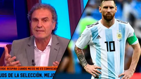 Ruggeri le mojó la oreja a Messi para que vuelva a la Selección Argentina