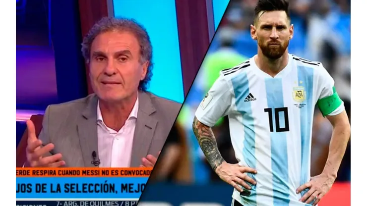 Ruggeri le mojó la oreja a Messi para que vuelva a la Selección Argentina