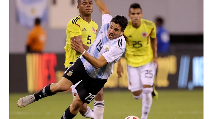 Foto de Simeone, jugador de Argentina.