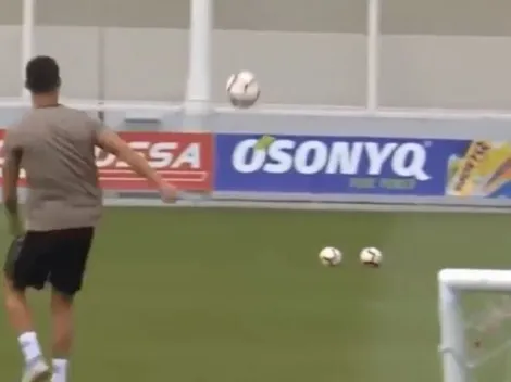 Cristiano descubrió una nueva forma de rematar y el video vuelve locos a todos