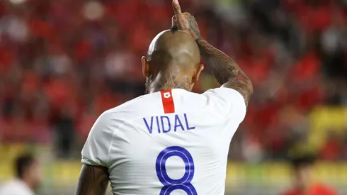 Foto de Arturo Vidal, jugador de la Selección de Chile.