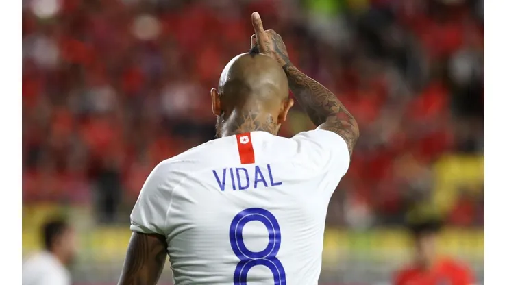 Foto de Arturo Vidal, jugador de la Selección de Chile.