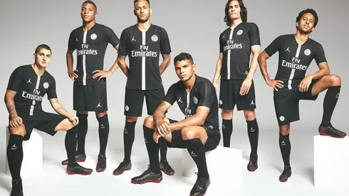 PSG presentó camiseta con la marca de Jordan y realmente es hermosa