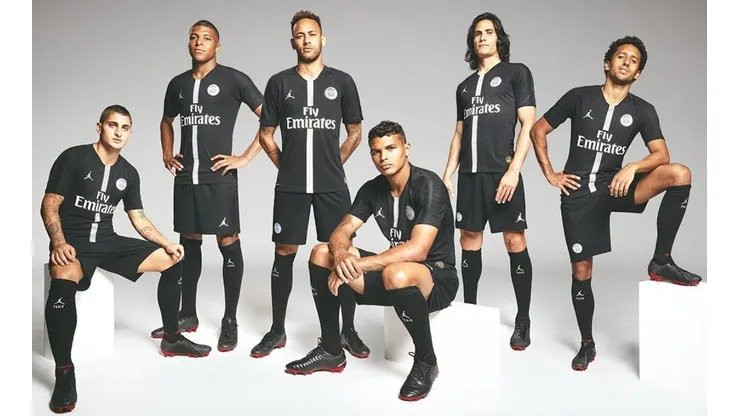 PSG presentó camiseta con la marca de Jordan y realmente es hermosa