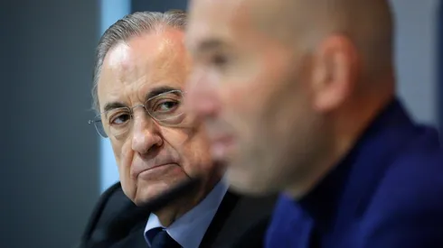 Foto de Florentino Pérez y Zinedine Zidane.