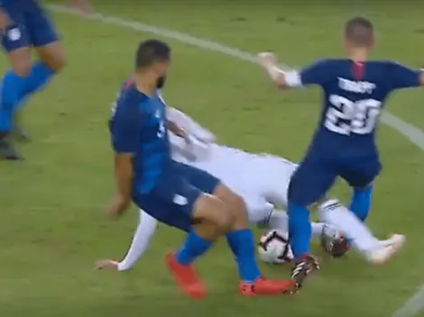 Video: Zaldívar se fue expulsado por una patada