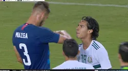 FIRME. El extremo zurdo de América se plantó igual.