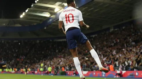 Rashford celebra su gol