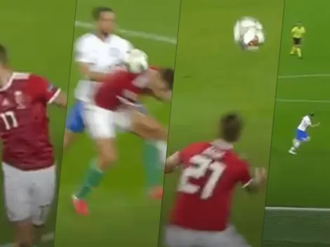 Tres cabezazos seguidos y bomba al medio del arco: el exótico golazo de Hungría por la UEFA Nations League